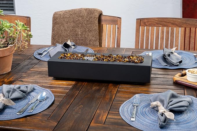 Bond Manufacturing 50857N Lara TableFire Firebowl, Black