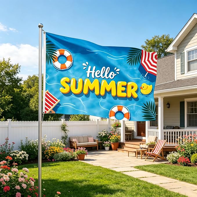 Seasonal Flags 3x5 Ft, Outdoor Seasonal Flags for Outside, Double Sided 3x5 Seasonal House Flags with Durable Material, Perfect for Yard, Patio & Porch Decor