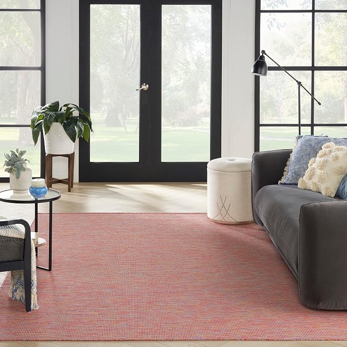 Nourison Home Positano Rainbow 7' x 10' Area Rug - Easy Clean, Non Shedding, Bed Room, Living Room, Dining Room, Kitchen (7' x 10')