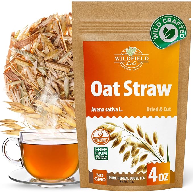 4 oz. Oatstraw Tea Oat Straw Herb Tea (Avena Sativa L.) - 113g Oat Straw Herb Hierba De Paja De Avena