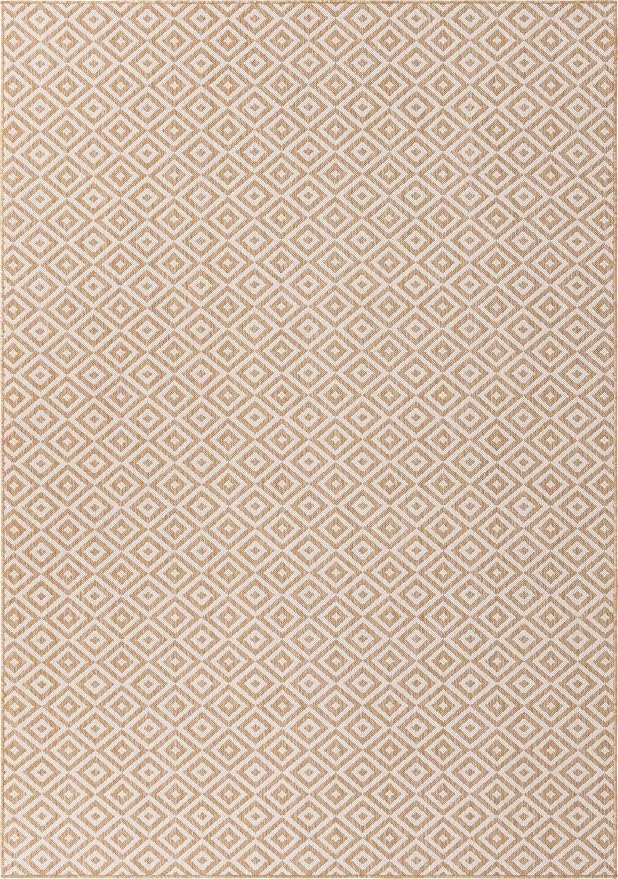 Unique Loom Jill Zarin Outdoor Collection Area Rug - Costa Rica (7' 1'' x 10' Rectangle, Beige/ Cream)