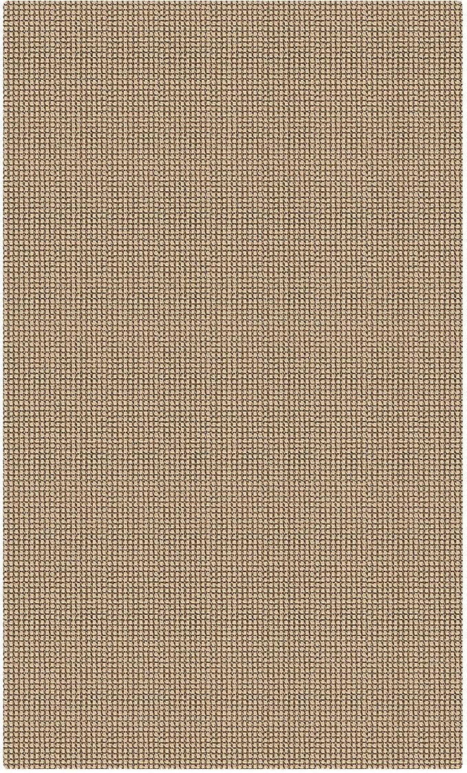 KOZYFLY Boho Rugs for Entryway 3x5 ft Washable Area Rug Non Slip Rubber Backed Entry Rug Woven Indoor Door Mat Cotton Kitchen Rugs Floor Carpet for Entryway, Foyer, Backdoor, Orange Beige/Tan/Brown