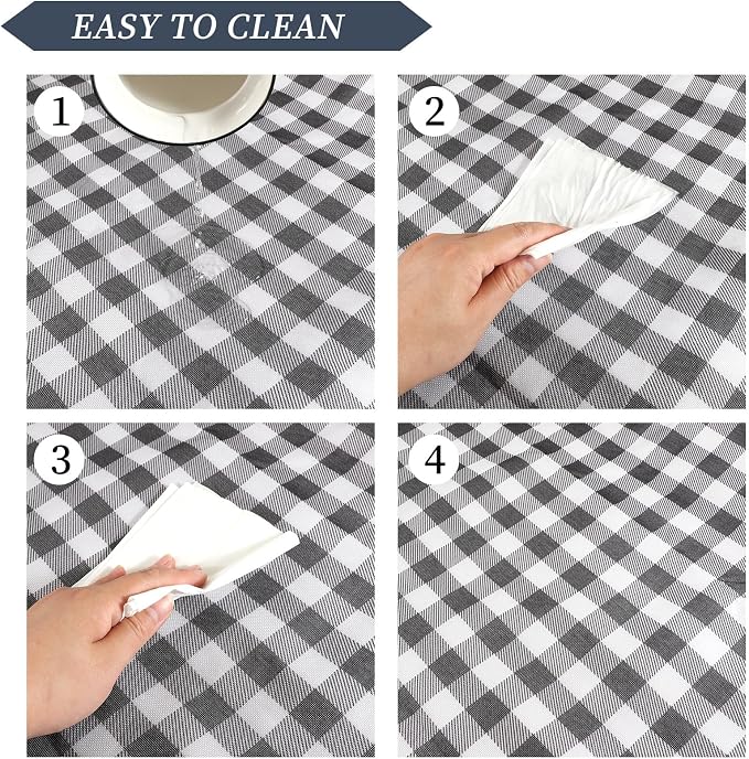 Picnic Blanket Waterproof Beach Blanket 80''x80'' Picnic Mat Washable Lightweight with Handle Navy Blue Checkered for Hiking Travelling Outdoor Camping,Parks
