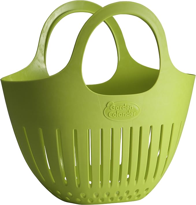 Hutzler Mini Colander Garden Basket, Small, Green