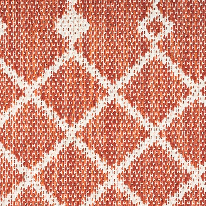 Nourison Home Positano Terracotta 6' x 9' Area Rug - Easy Clean, Non Shedding, Bed Room, Living Room, Dining Room, Kitchen (6' x 9')