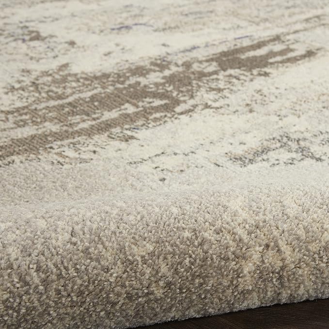 Nourison Home Celestial Ivory Grey 2'2" x 3'9" Area Rug - Easy Clean, Non Shedding, Bed Room, Living Room, Dining Room, Kitchen (2' x 4')