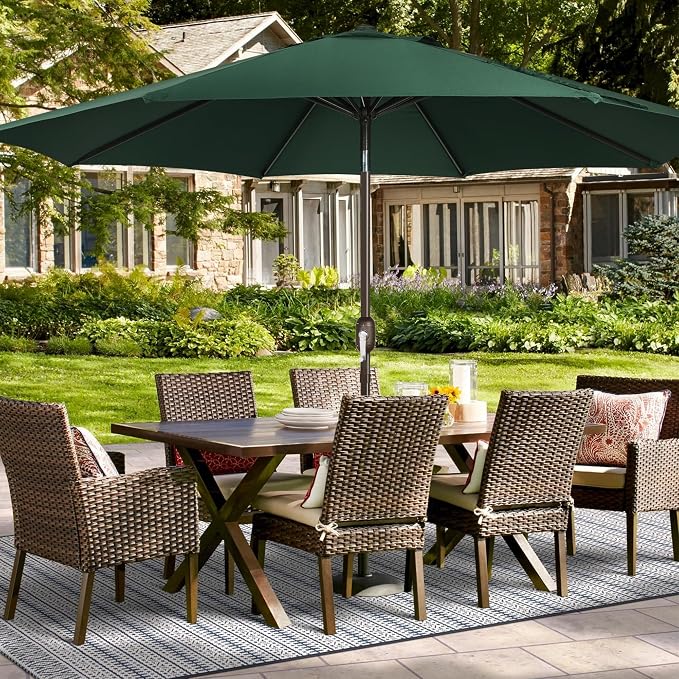 Blissun 9ft Patio Umbrella Replacement Canopy, Market Umbrella Top, Outdoor Table Umbrella Canopy for 8 Ribs, Canopy Only
