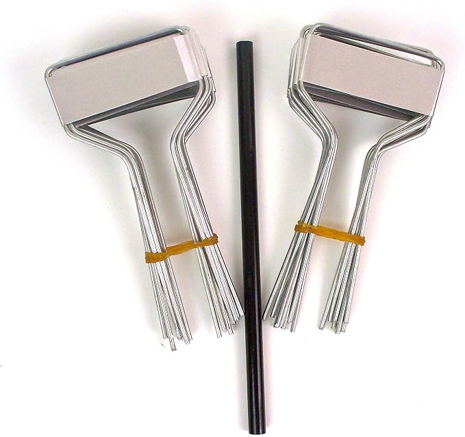 Bosmere Small-Faced Zinc Metal Plant Marker with Carbon Pencil, 5" High (Pack of 20)