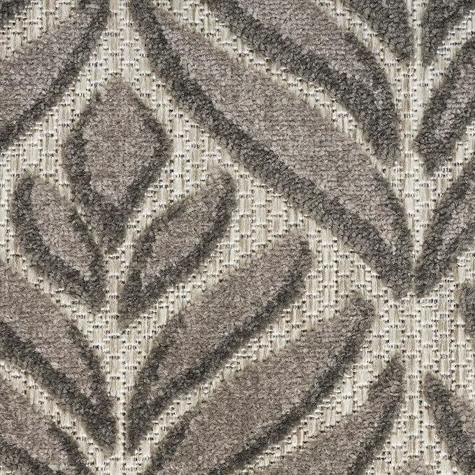 Nourison Home Aloha Charcoal 5'3" x 7'5" Area Rug - Easy Clean, Non Shedding, Bed Room, Living Room, Dining Room, Kitchen (5' x 8')