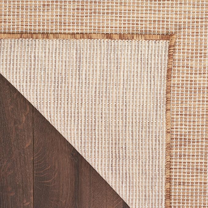 Nourison Home Positano Jute 7' x 10' Area Rug - Easy Clean, Non Shedding, Bed Room, Living Room, Dining Room, Kitchen (7' x 10')