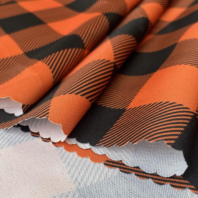 Classic Gingham Buffalo Tablecloth Fabric - Oblong 90x156 Inch Water Proof Checkered Table Cloth for Indoor Outdoor - Table Cover for Birthday, Picnics, BBQs, and Parties