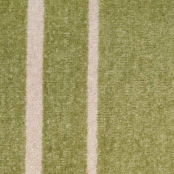 Nourison Home Nourison Essentials Green Ivory 4' x Round Area Rug - Easy Clean, Non Shedding, Bed Room, Living Room, Dining Room, Kitchen (4' x Round)