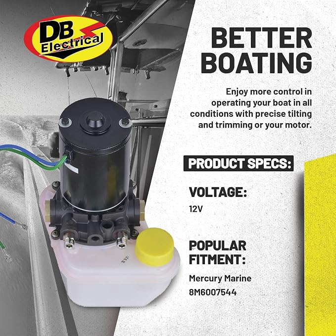 DB Electrical 430-22106 Tilt And Trim Motor Compatible With/Replacement For Power Pole Pro, Pump Pro-F 4-6819