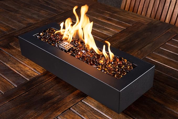 Bond Manufacturing 50857N Lara TableFire Firebowl, Black