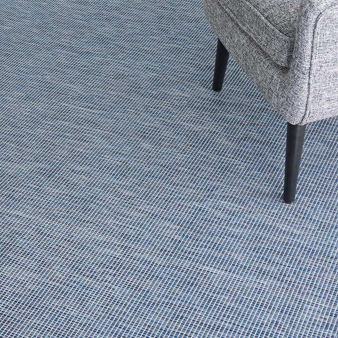 Nourison Home Positano Navy Blue 10' x 14' Area Rug - Easy Clean, Non Shedding, Bed Room, Living Room, Dining Room, Kitchen (10' x 14')