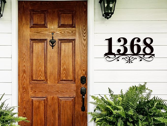 House Numbers for Outside Modern Address Numbers for House Address Signs for Houses Large Custom Metal House Number Sign House Number Plaque Address Plaque Numbers Street Number Sign