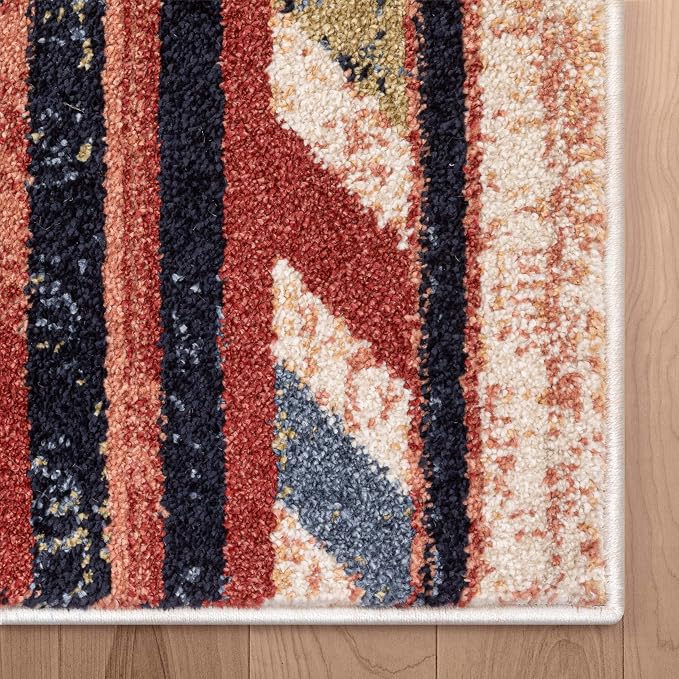 Well Woven Tulsa Lea Cream Traditional Southwestern Tribal 5x7 (5'3" x 7'3") Area Rug