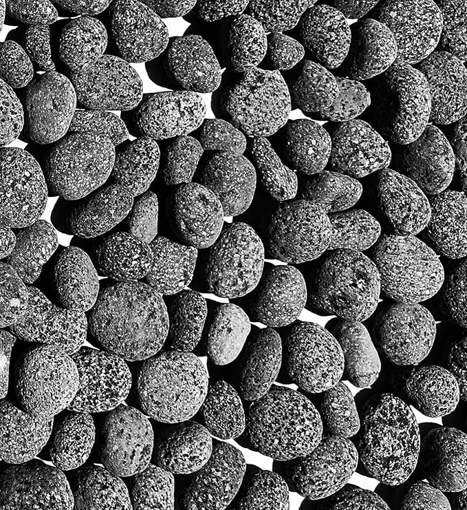 Black Lava Rocks for Fire Pit - 1/2 to 1 inch 10 lbs - Gas Fireplace Rocks - Black Lava Rock for Propane Fire Pit - Decorative Lava Stone Volcanic Rock for Outdoor & Indoor Gas Fireplace