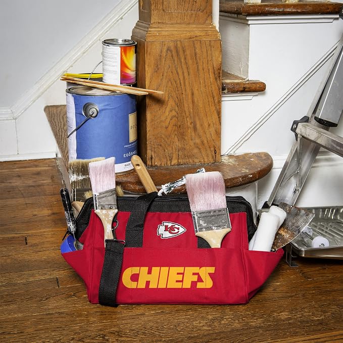 FOCO NFL unisex-adult NFL Team Logo Tool Bag