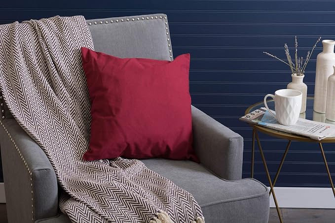 DII Chevron Throw Collection Handloomed Cotton, 50x60, Black (Pack of 12)