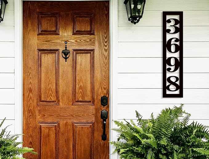 House Numbers for Outside Modern Address Numbers for House Address Signs for Houses Large Custom Metal House Number Sign House Number Plaque Address Plaque Numbers Street Number Sign