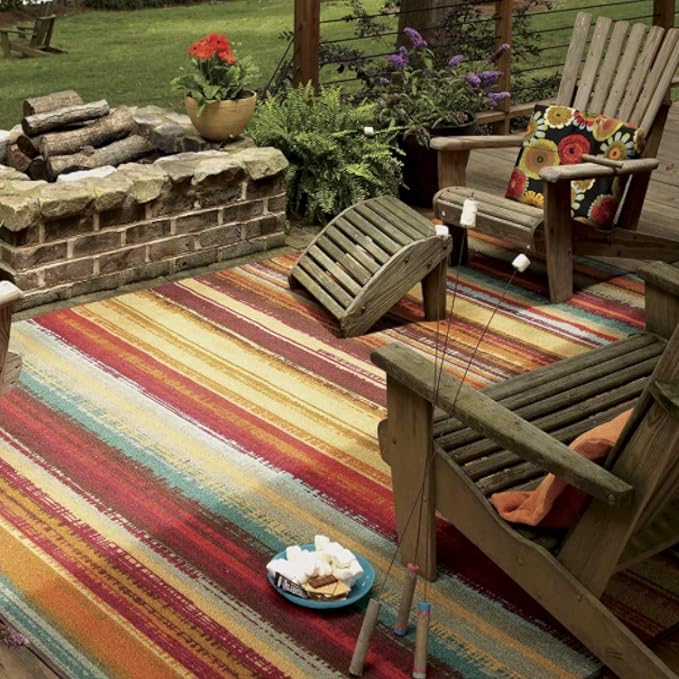 Mohawk Home Avenue Stripe Area Rug (5' x 8')