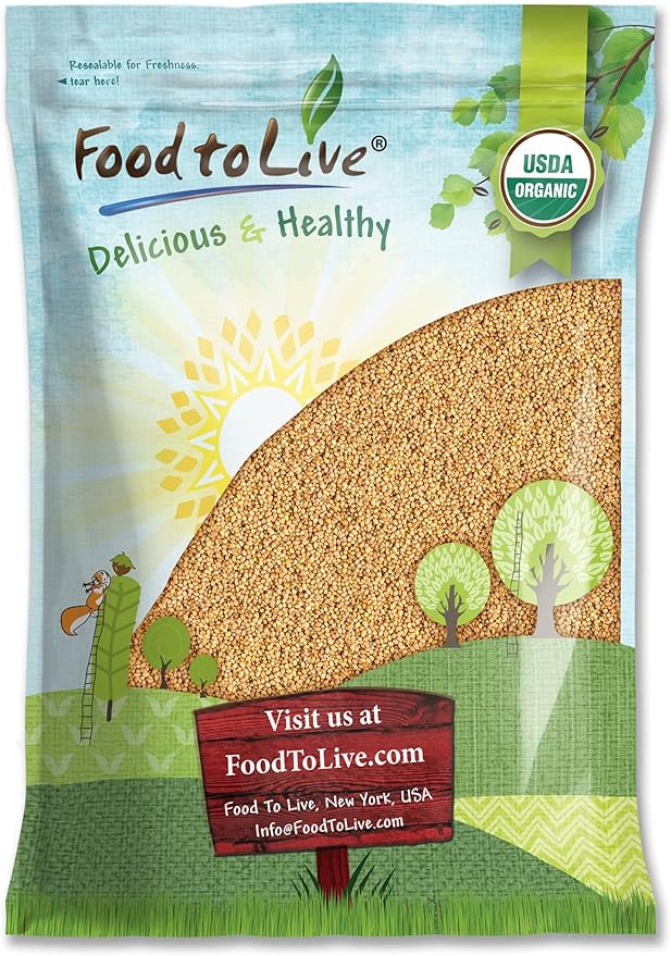 Organic Clover Seeds for Sprouting, 15 Pounds – Non-GMO, Pure, Vegan, Kosher, Bulk. Edible Seeds. Rich in Vitamins, Minerals, Fiber. Great for Growing Sprouts, Microgreens. High Germitation Rate