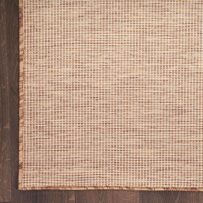 Nourison Home Positano Jute 9' x 12' Area Rug - Easy Clean, Non Shedding, Bed Room, Living Room, Dining Room, Kitchen (9' x 12')