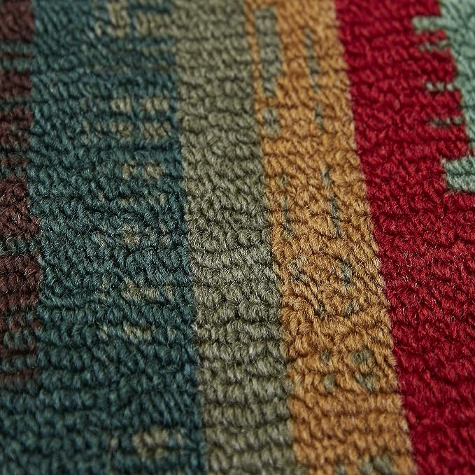 Mohawk Home Boho Stripe 5' x 8' Area Rug - Multicolor - Perfect for Living Room, Dining Room, Office