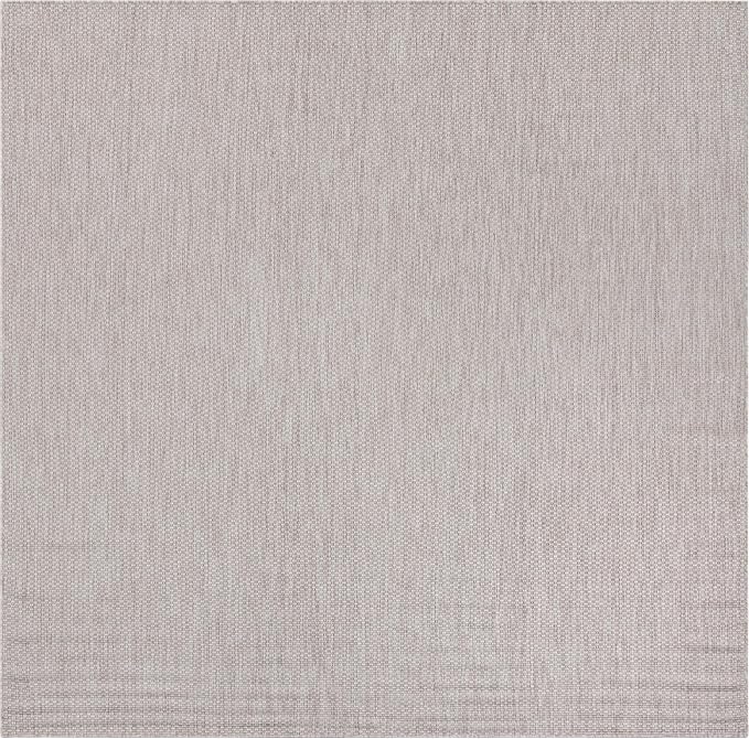Unique Loom Outdoor Solid Collection Area Rug (10' Square Beige/Ivory)