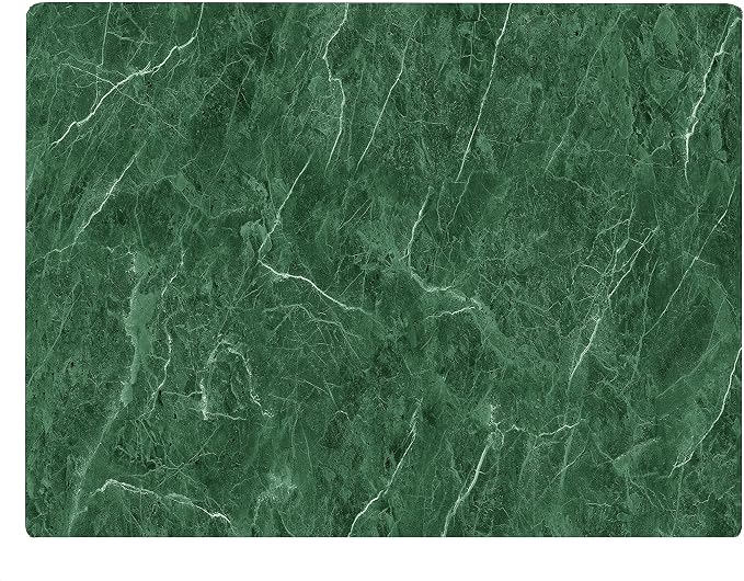 Green Marble Kitchen Glass Cutting Board Ocean Decorative Gift Marbled Granite Stone Rock Gift For Her Mom Wife (Green Marble)