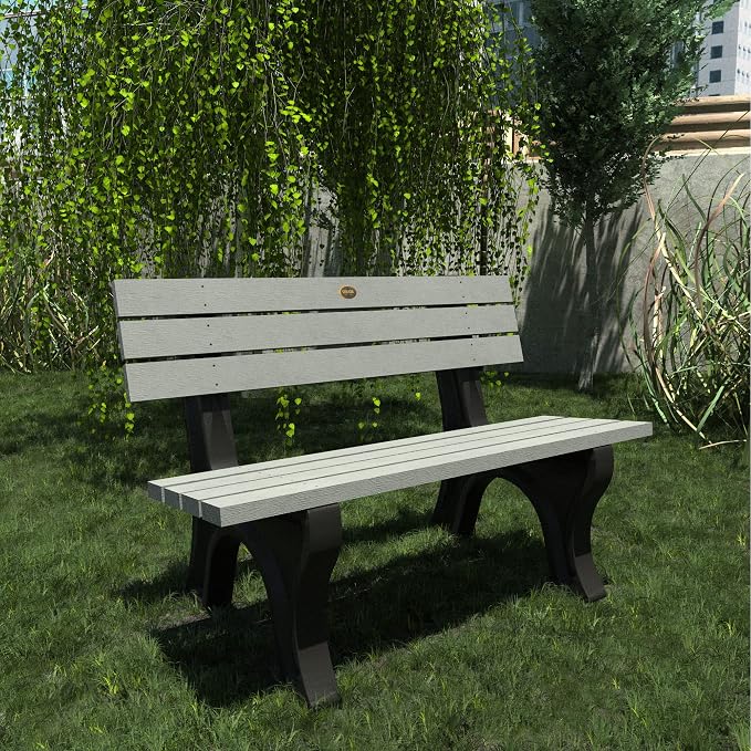 Sequoia Professional CM-BENSQ43-CGE Aurora 4 ft Park Bench, Coastal Teak