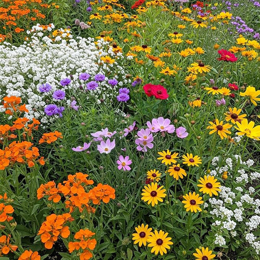 Ferry Morse Wildflower Seeds Mix - Non-GMO, Full Sun, Outdoor - Gulf Coast-Caribbean Mix - 1 lb