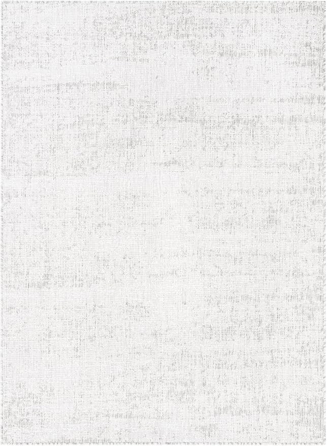 Unique Loom Outdoor Modern Collection Area Rug - Cartago (5' 3" x 7' 1" Rectangle Gray/Ivory)