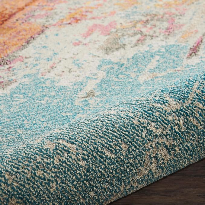 Nourison Home Celestial Sealife 10' x 14' Area Rug - Easy Clean, Non Shedding, Bed Room, Living Room, Dining Room, Kitchen (10' x 14')