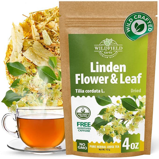 4 oz Linden Tea Dried Linden Flower Tea Blossom Herbal (Tilia Cordata) - 113g Herb Lipa Tila