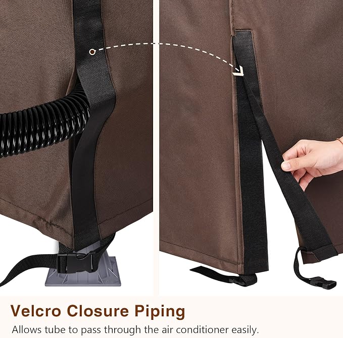 Air Conditioner Covers for Outside Unit Winter AC Covers for Outdoor Fits up to 26 x 26 x 32 inches