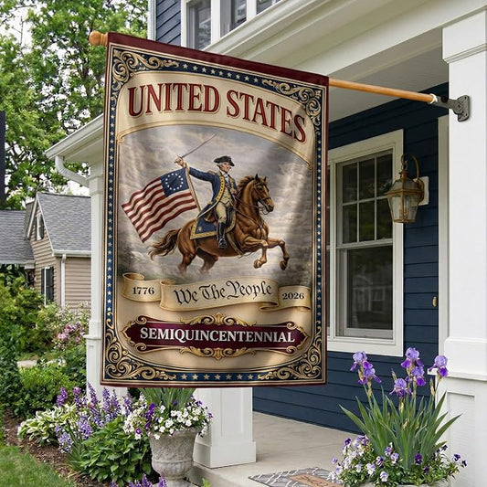 1776-2026 Commemorative, We The People Flag, Garden Flags For Outside, 250 Anniversary Usa Flag, American 250th Anniversary Patriotic Design, Dualided Design 5 (30x40 Inch)