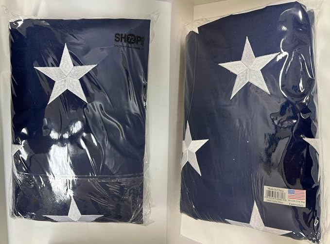 Shop72 American Flag 10x15 Ft, Allegiance to USA, American Flags for Outside, This Big Banner Made Heavy Duty From 300D Oxford Nylon Fabric For High Wind, Bandera De Estados Unidos