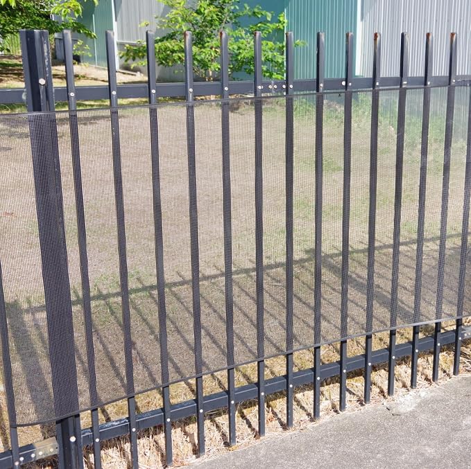 Heavy-Duty Plastic Mesh Netting, Black, 35.4 x 197 in (90cm x 5m), 3mm Grid, Recycled Plastic, Cut-to-Size, Multi-Purpose for Gardening & Fencing