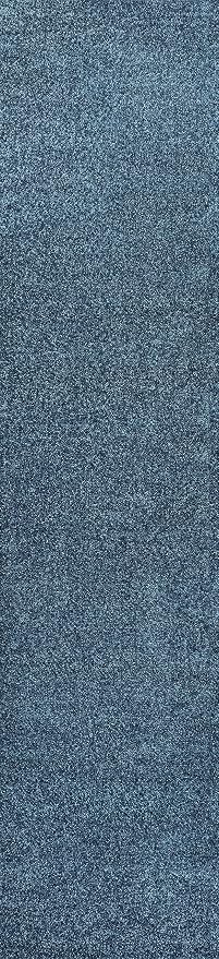JONATHAN Y Haze Solid Low-Pile Turquoise Runner Rug 2x14, Coastal,Bohemian,Minimalist,Classic, Easy-Cleaning for Living Room,Bedroom,Kitchen,Pet Friendly,Non-Shedding (SEU100H-214)