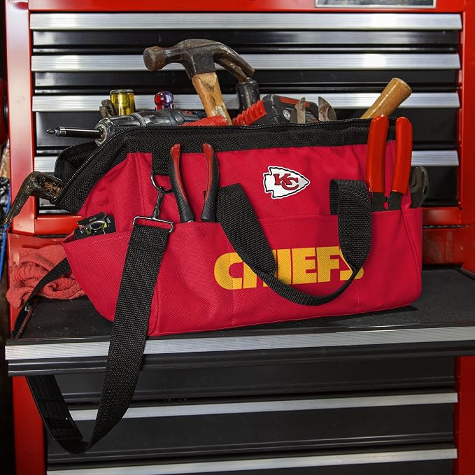 FOCO NFL unisex-adult NFL Team Logo Tool Bag