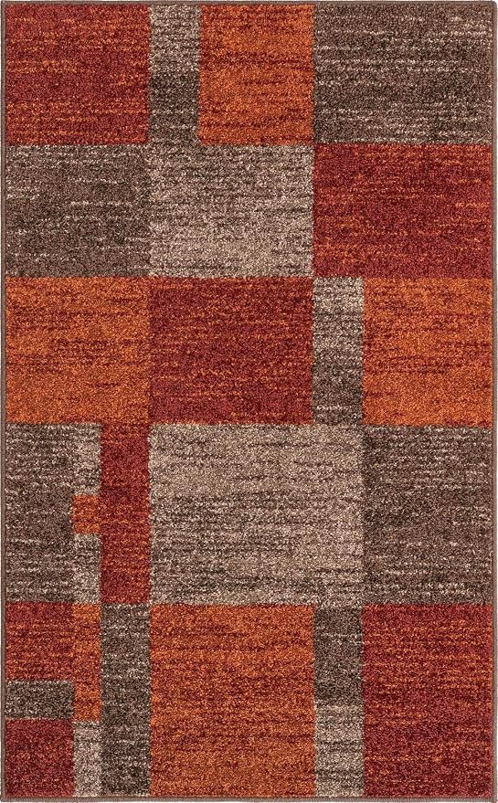 Unique Loom Autumn Collection Area Rug - Providence (3' 3" x 5' 3" Rectangle, Multi/ Beige)