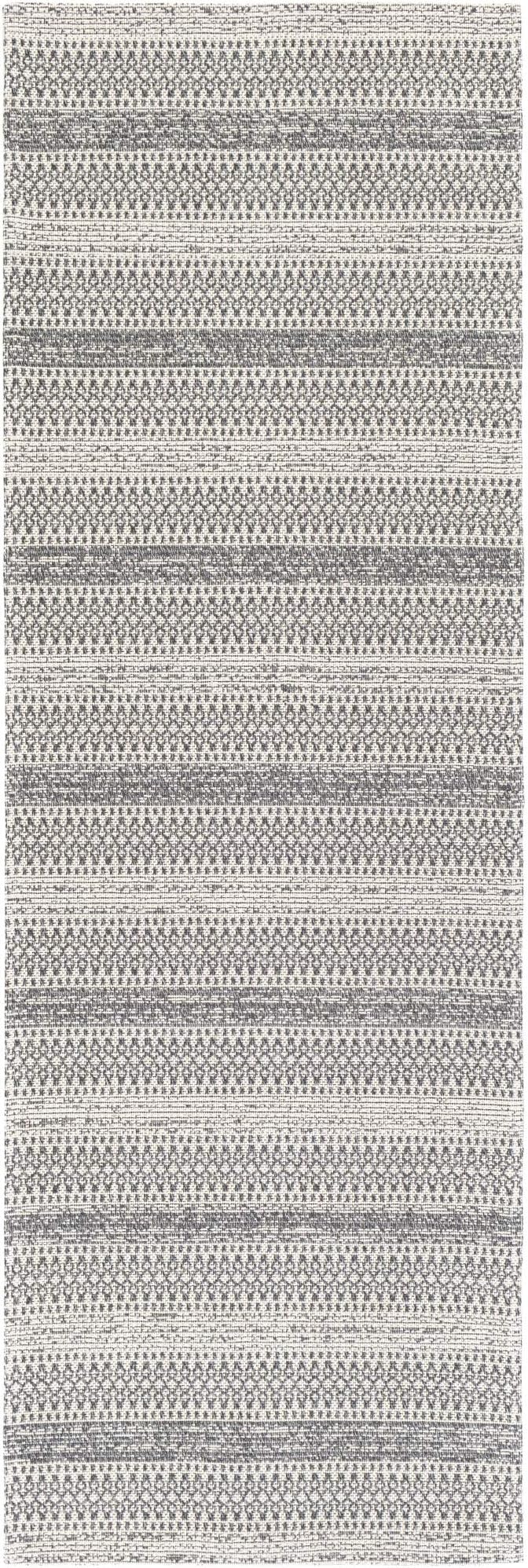 Artistic Weavers Livabliss Tumnus Bohemian Tribal Runner Area Rug,2'6" x 7'3",Silver Gray