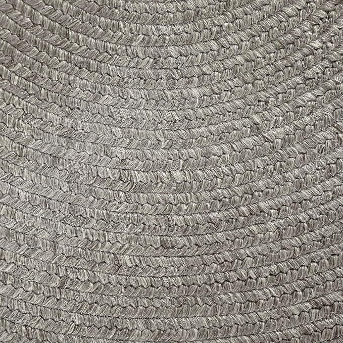 Superior Indoor Outdoor Area Rug, Handwoven Reversible Braided Home Decor for Living Room, Kitchen, Dining Room Floors, Patio, Front Porch, Deck, Modern, Boho, Farmhouse Style, 8' x 10', Canvas