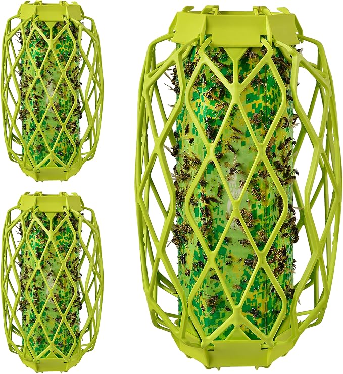 RESCUE! VisiLure® TrapStik for Wasps, Mud Daubers, Carpenter Bees – 3 Pack