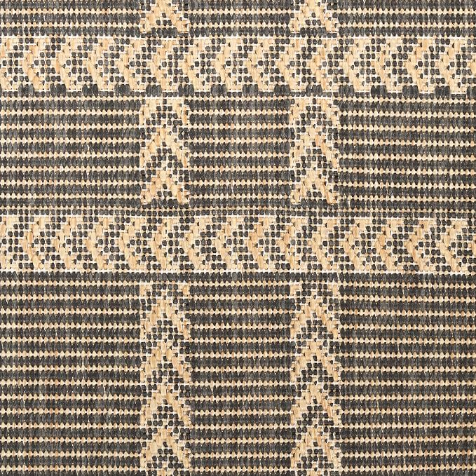 Nourison Home Horizon Indoor/Outdoor Charcoal 2'2" x 8' Area Rug - Easy Clean, Non Shedding, Bed Room, Living Room, Dining Room, Kitchen (8' Runner)