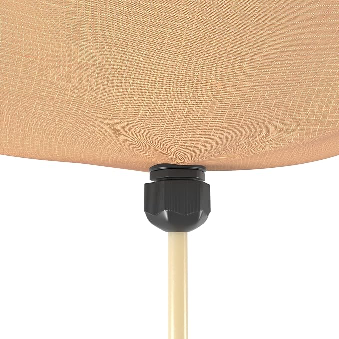 Heavy Duty Roof Leak Diverter Tarp Kit - 3x3 Ft Waterproof Ceiling Rain Catcher with Drainage System for Emergency Repairs & Rainwater Collection (Khaki)