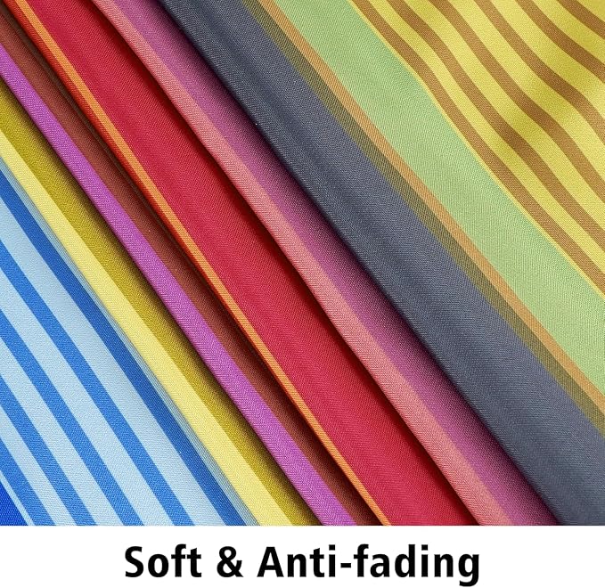 Outdoor Tablecloth with Umbrella Hole and Zipper, Oval Patio Table Covers for Spring/Summer, Machine Washable Outdoor Picnic Table Cloth (02stripes, 60" × 84" Oval)