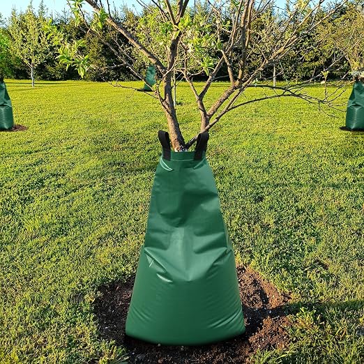 10 Pack Tree Watering Bags Slow Release:20 Gallon - Reusable & Premium PVC Water Bags - Slow Watering 6-8 Hours for Newly Planted or Established Trees in Hot Weather